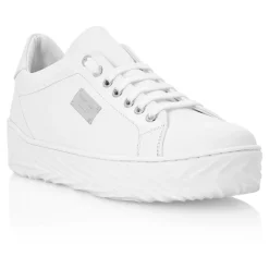 DAMES Philipp Plein Leren Lo-Top Sneakers