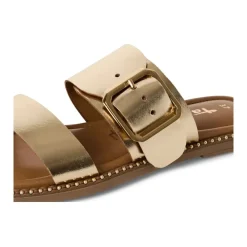 DAMES Tamaris Slippers^Leren Muilezel