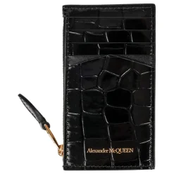 DAMES Alexander McQueen Portefeuilles^Leren Portemonnee