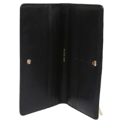 DAMES Michael Kors Leren portemonnee met drukknoopsluiting