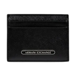 Heren Armani Exchange Portefeuilles^Leren Portemonnee met Printpatroon