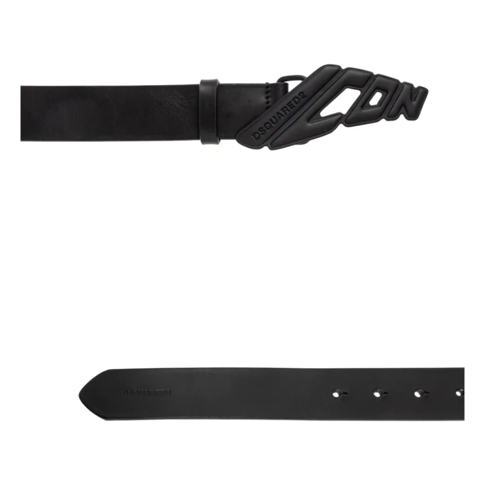 Heren Dsquared2 Riemen^Leren Riem