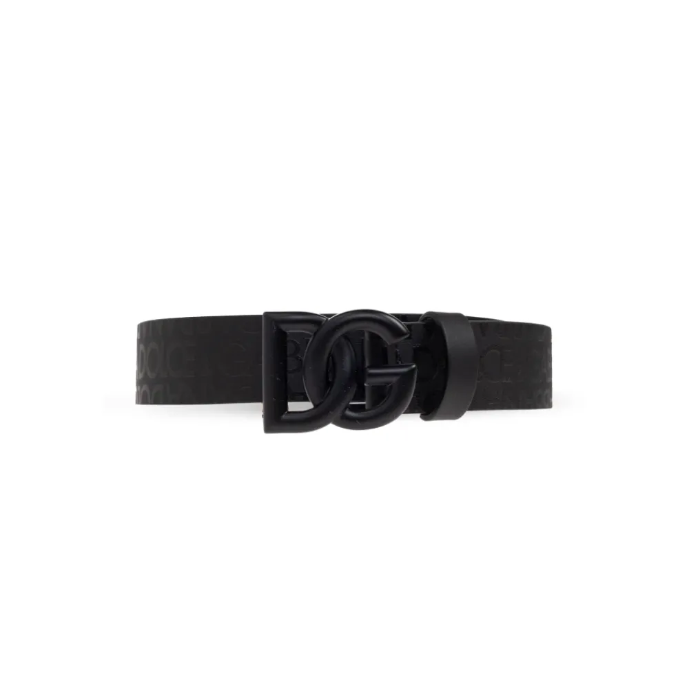 Dolce & Gabbana Riemen En Bretels^Leren riem