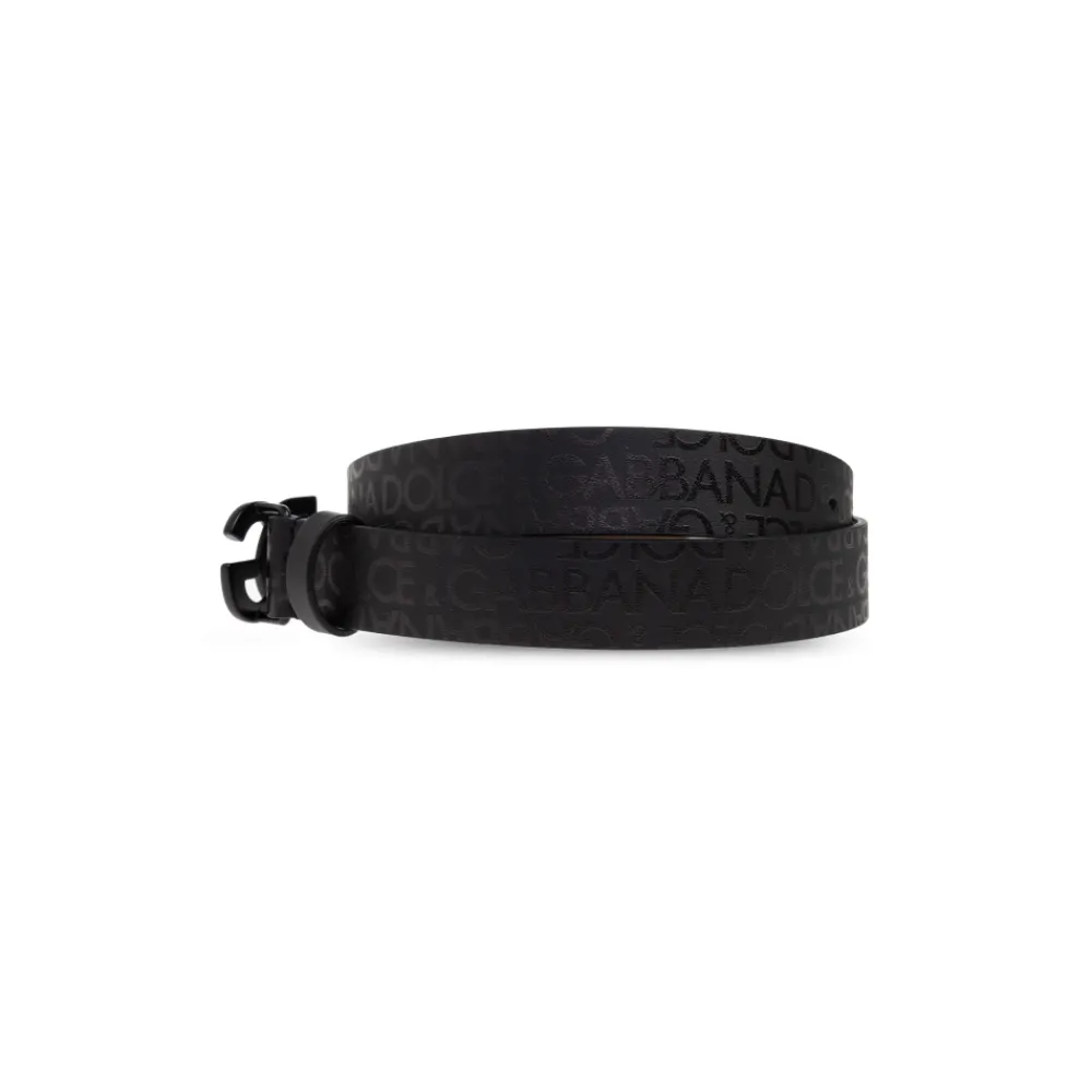 Dolce & Gabbana Riemen En Bretels^Leren riem