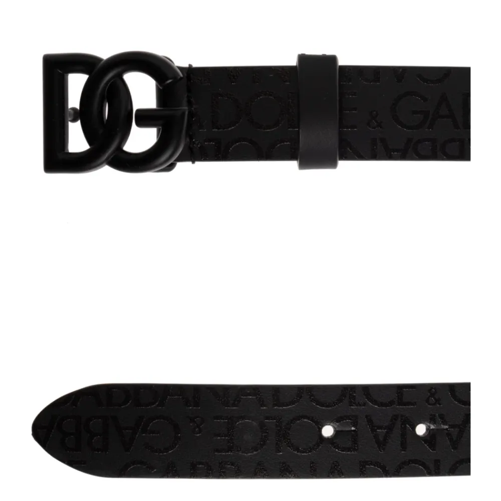 Dolce & Gabbana Riemen En Bretels^Leren riem