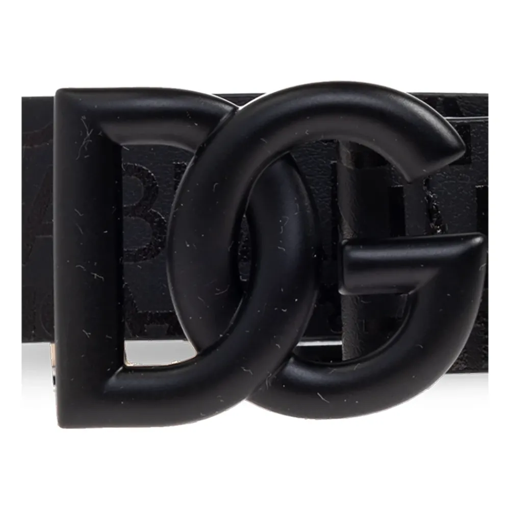 Dolce & Gabbana Riemen En Bretels^Leren riem