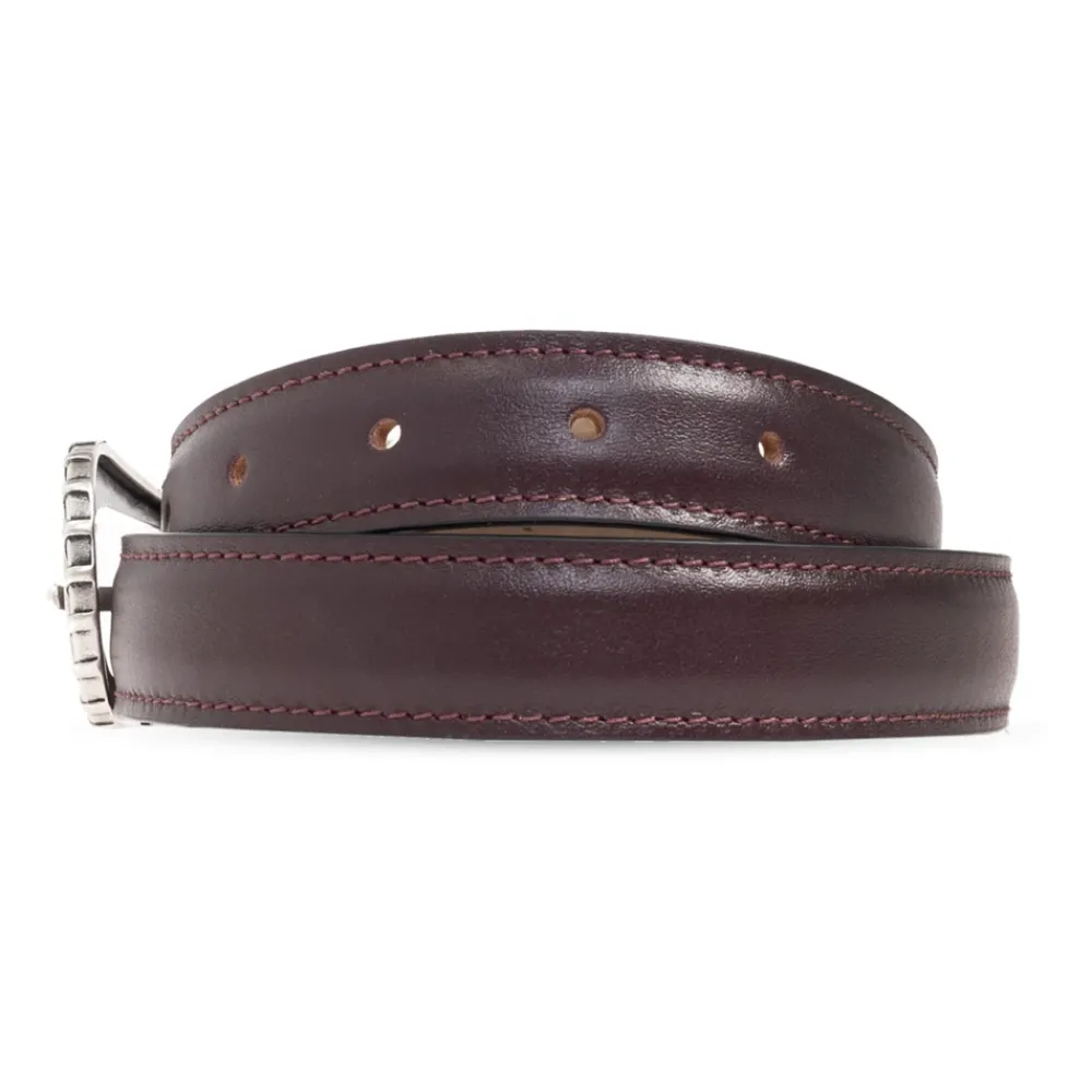 DAMES IRO Leren riem Buik plat