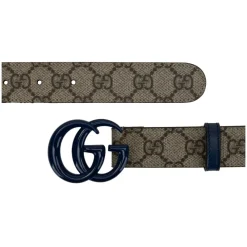 Heren Gucci Riemen^Leren Riem met Logo Gesp