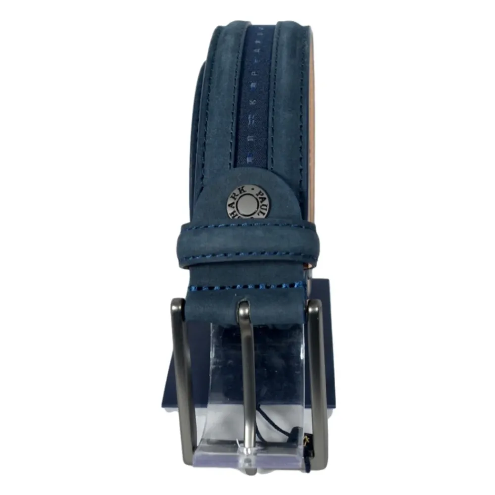 Heren Paul & Shark Leren Riem met Vlaglint