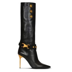 DAMES Balmain Enkellaarsjes|Laarzen^Leren Robin laarzen