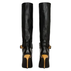 DAMES Balmain Enkellaarsjes|Laarzen^Leren Robin laarzen