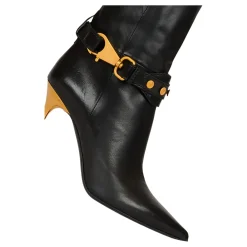 DAMES Balmain Enkellaarsjes|Laarzen^Leren Robin laarzen