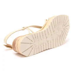 DAMES Paloma Barceló Sleehakken^Leren sandaal met Acara Lory-stijl