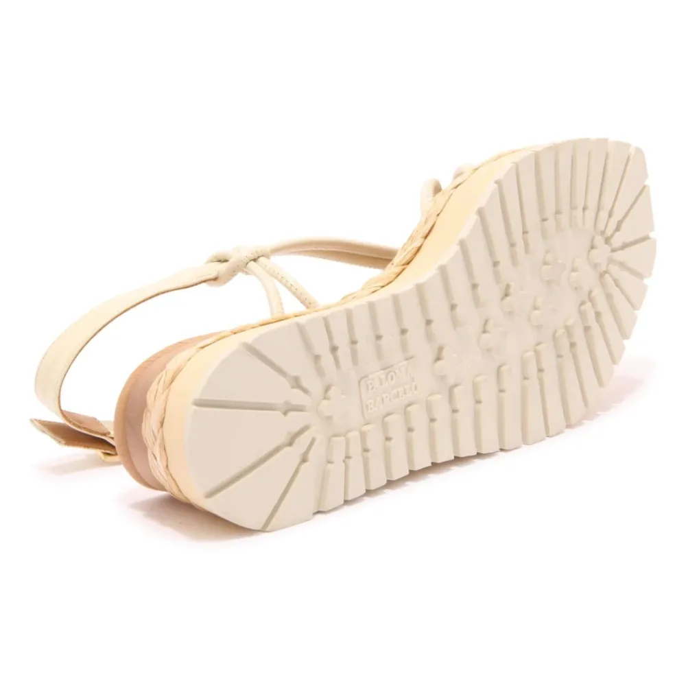 DAMES Paloma Barceló Sleehakken^Leren sandaal met Acara Lory-stijl