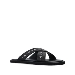 Heren Jimmy Choo Leren sandalen met metalen sterdetail