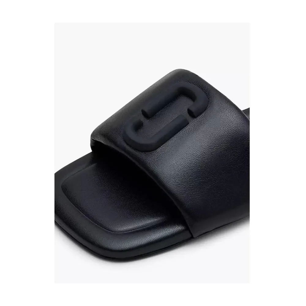 DAMES Marc Jacobs Leren sandalen met metalen details