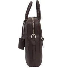 DAMES Santoni Leren Schoudertas Gehamerd