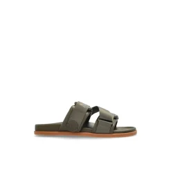 Heren Moncler Leren slides