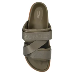 Heren Moncler Leren slides