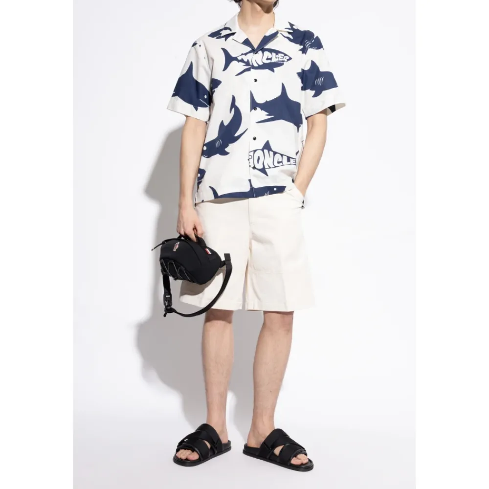 Heren Moncler Slippers^Leren slides