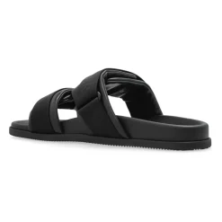 Heren Moncler Slippers^Leren slides