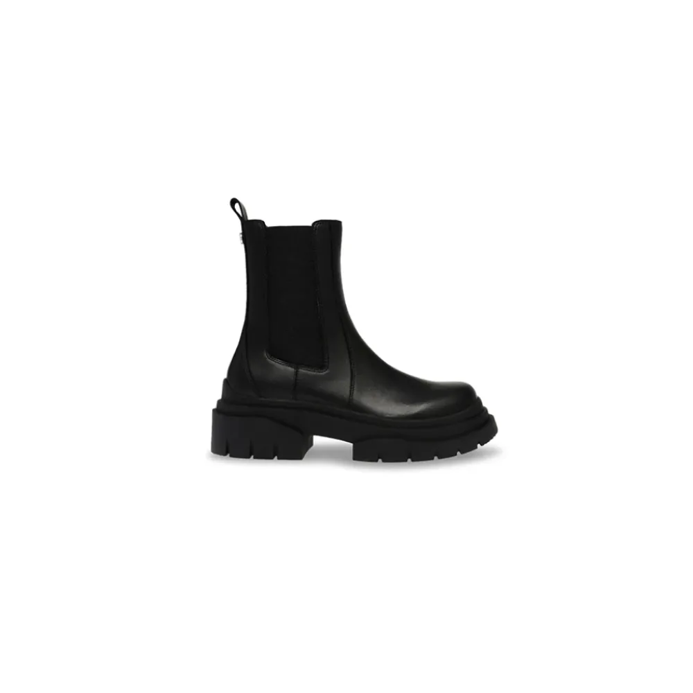 DAMES Steve Madden Chelseaboots^Leren Slip-On Enkelboot