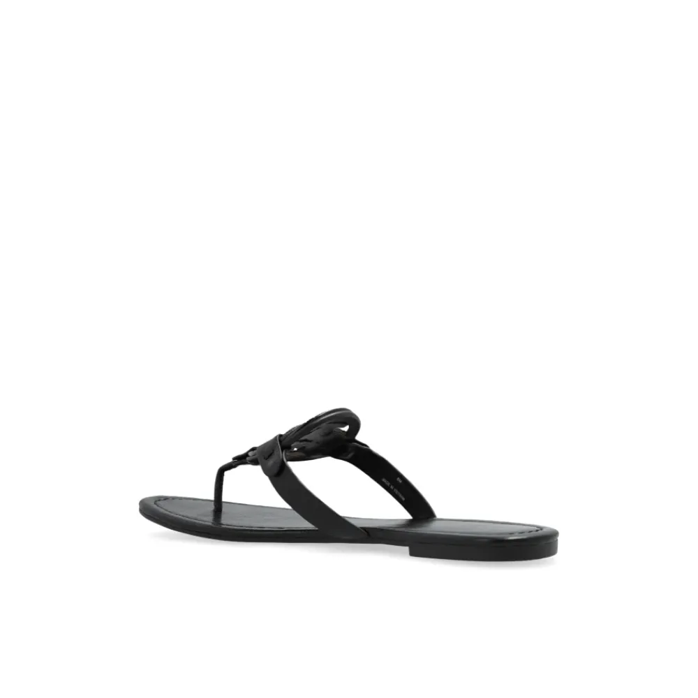 DAMES Tory Burch Leren Slippers