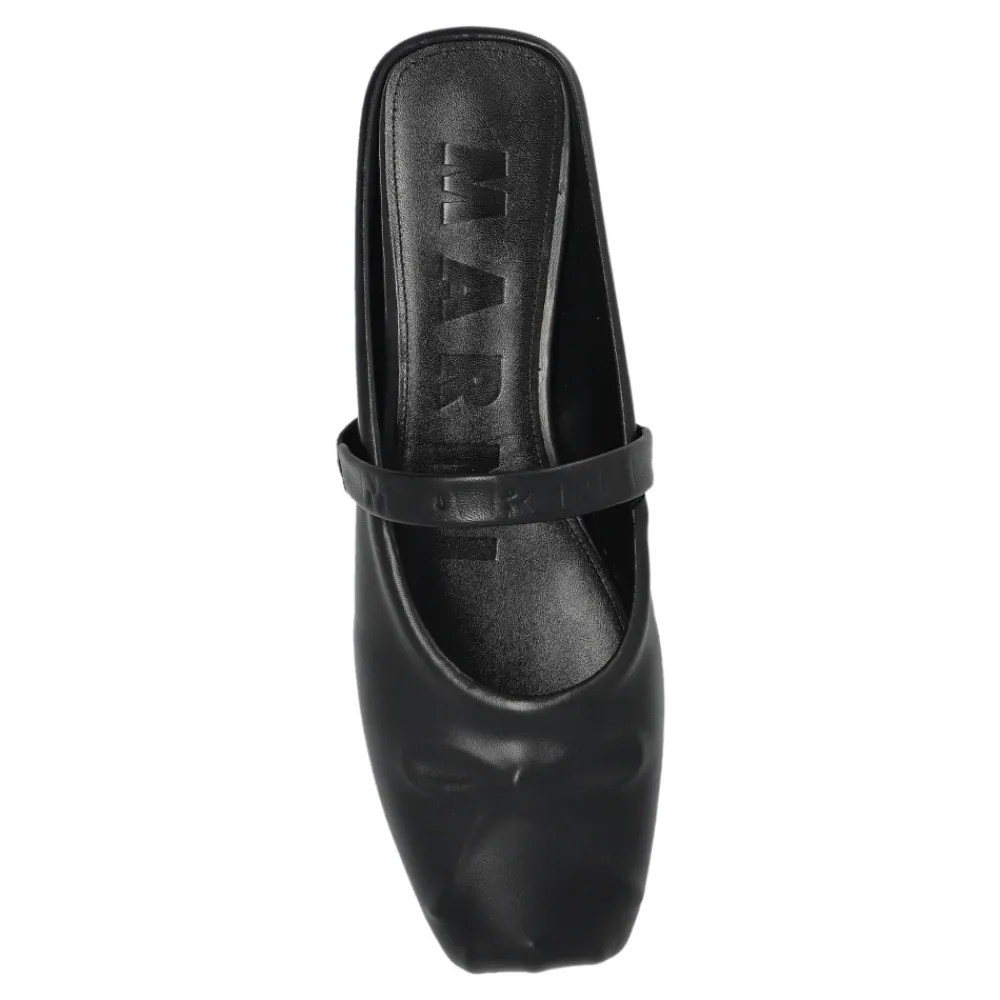 DAMES Marni Loafers^Leren Slippers