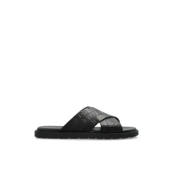 Heren Ferragamo Slippers^Leren Slippers Brise