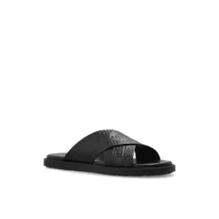 Heren Ferragamo Slippers^Leren Slippers Brise