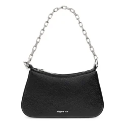 DAMES Alexander McQueen Leren tas T-Bar Mini