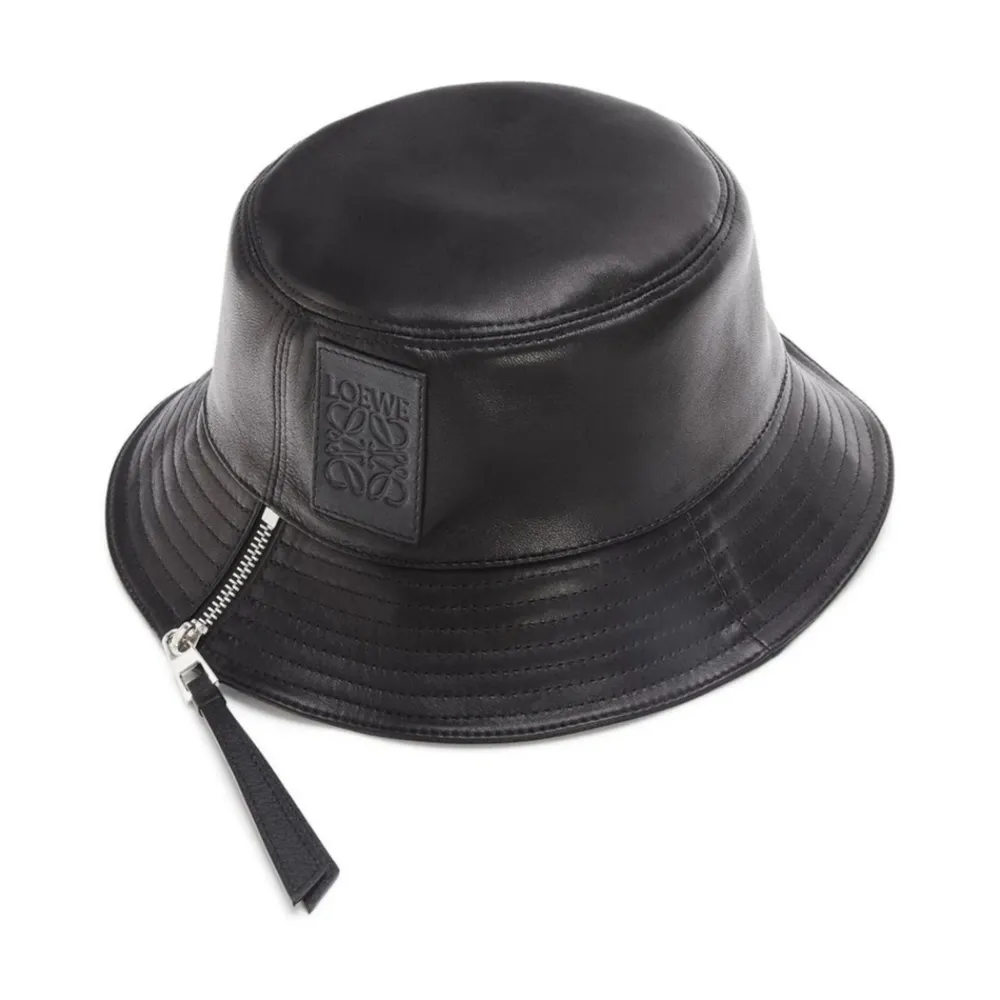 Heren Loewe Hoeden^Leren Vissershoed
