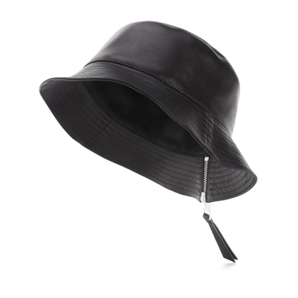 Heren Loewe Hoeden^Leren Vissershoed