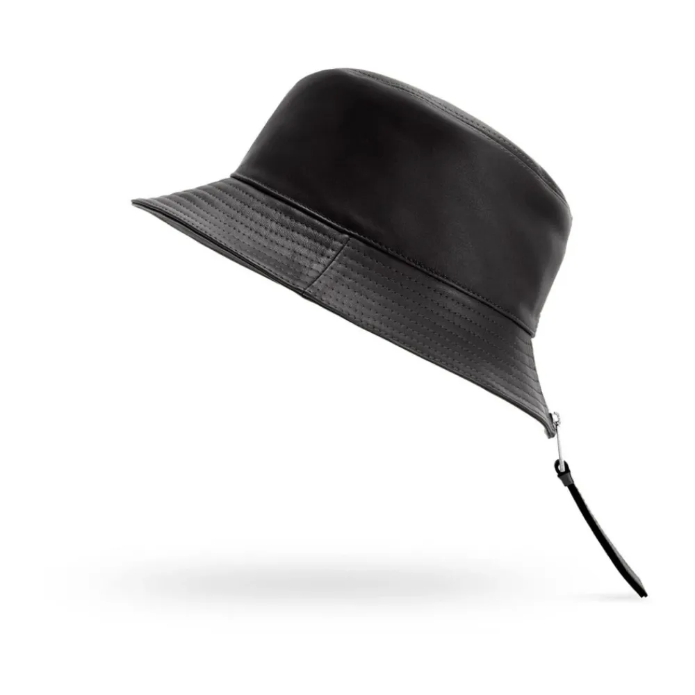 Heren Loewe Hoeden^Leren Vissershoed