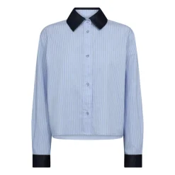 DAMES Co'Couture Lichte Nelsoncc Gestreepte V-hals Blouse