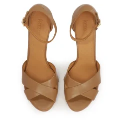 DAMES Kazar Sandalen^Lichte tijdloze leren sandalen