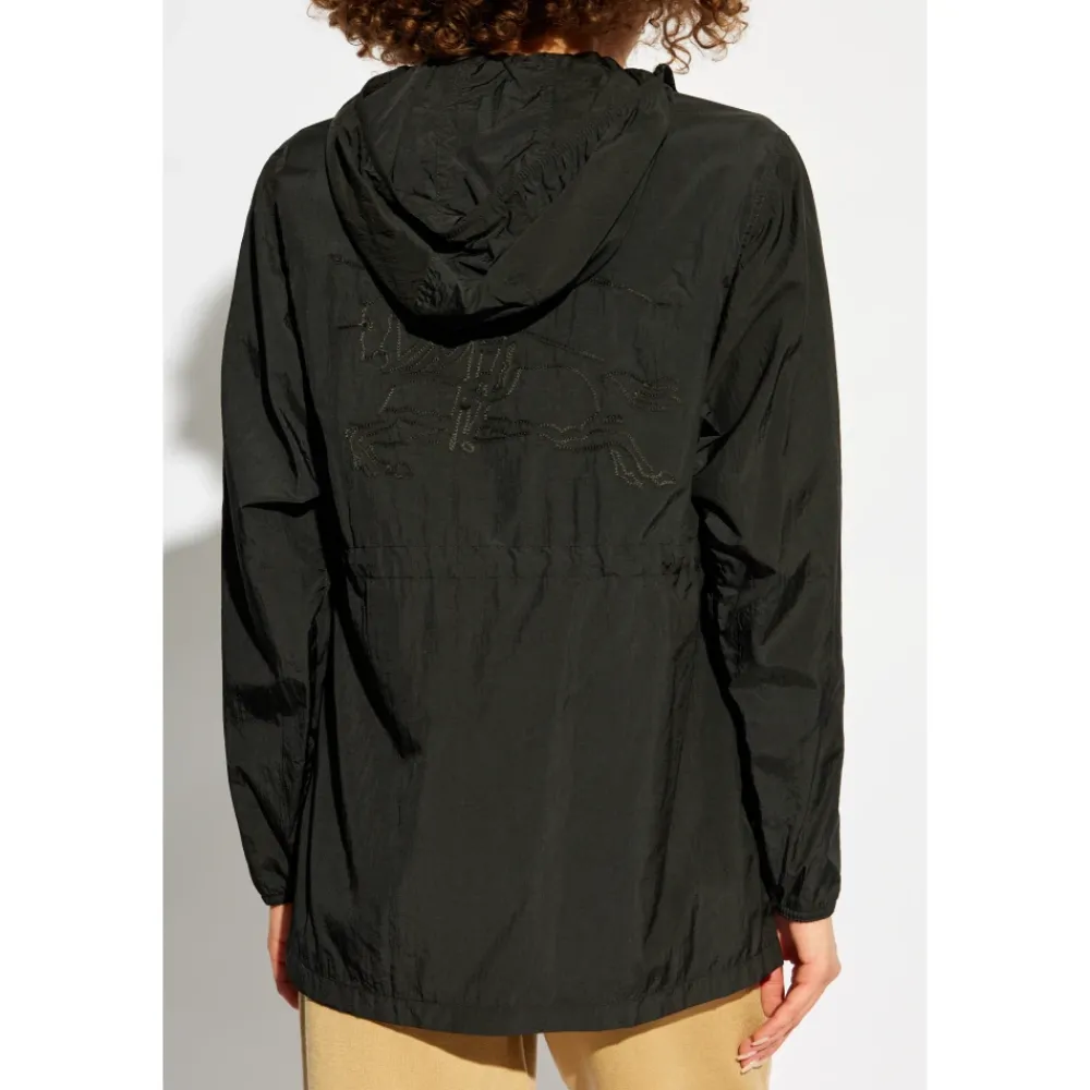 DAMES Burberry Jassen^Lichtgewicht Jas met Capuchon