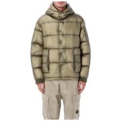 Heren C.P. Company Lichtgewicht Pufferjas met capuchon