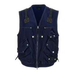 Heren Stone Island Jassen^Light Denim Vest