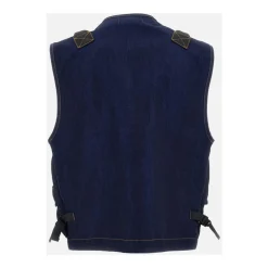 Heren Stone Island Jassen^Light Denim Vest