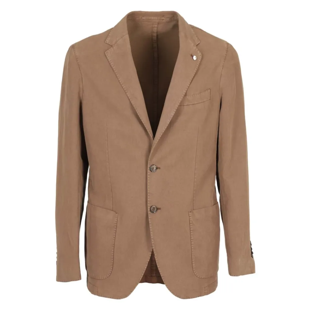 Heren L.B.M. 1911 Kostuums^Linnen Lyocell Overhemd