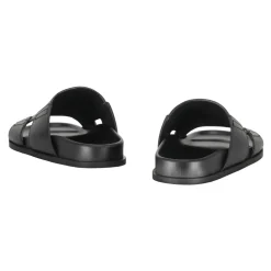 Heren Valentino Garavani Logo Detail Leren Slippers