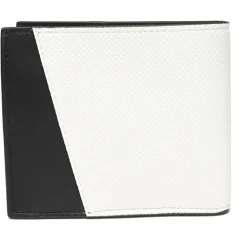 Heren Bottega Veneta Portefeuilles^Logo Embossed Two Tone Bi-fold Wallet