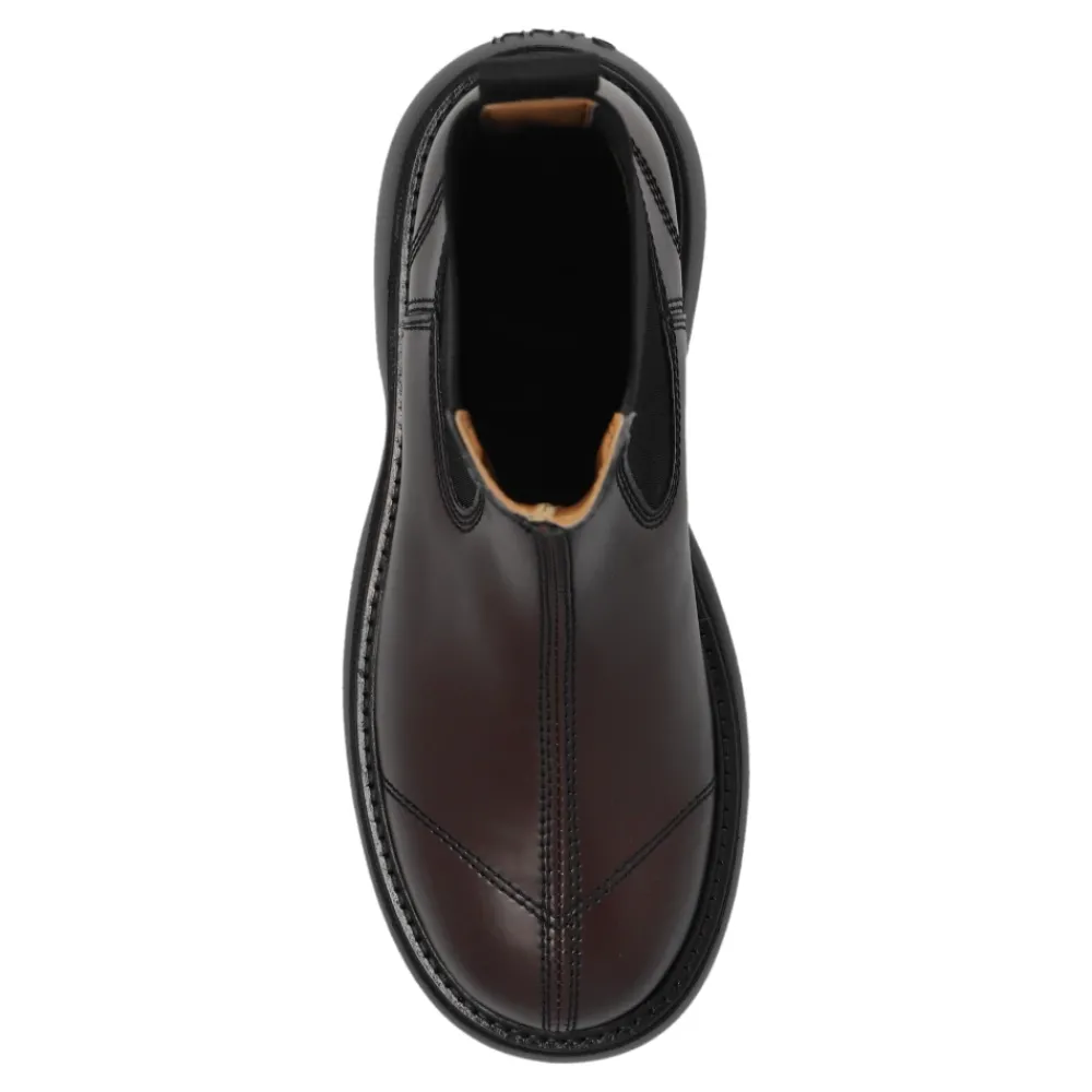 DAMES Ganni Logo Enkellaarsjes