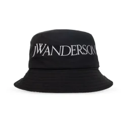 DAMES JW Anderson Logo Geborduurd Bucket Hat