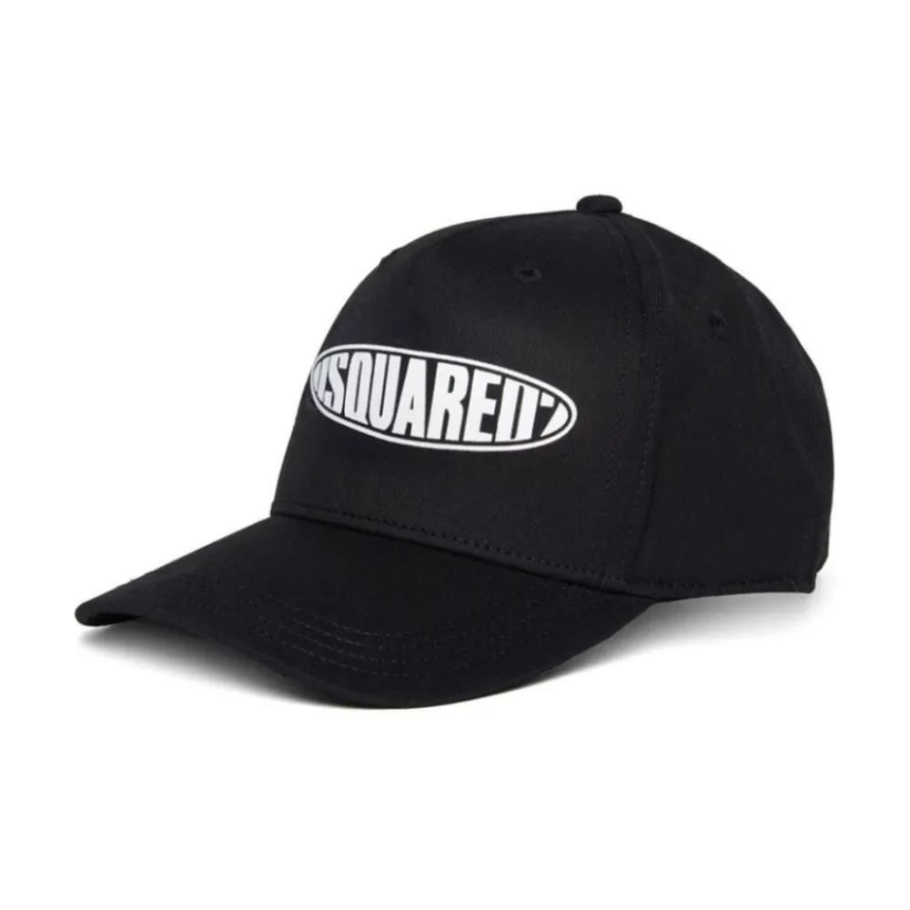 Dsquared2 Mutsen En Petten^Logo Geborduurde Baseball Cap