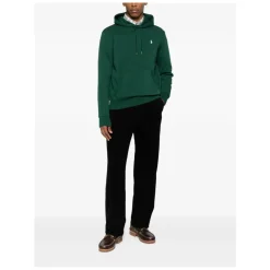 Heren Polo Ralph Lauren Logo Geborduurde Hoodie