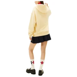 DAMES Tommy Jeans Logo Geborduurde Hoodie