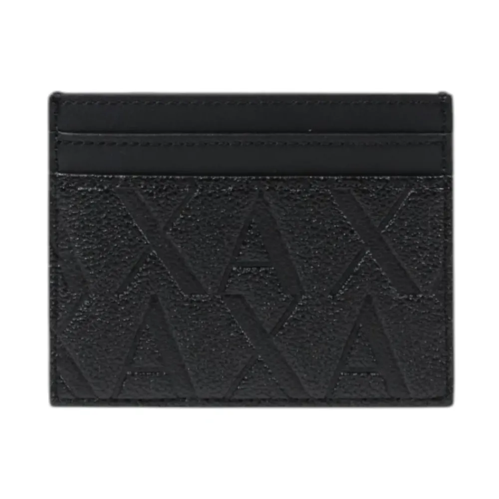 Heren Armani Exchange Logo Kaarthouder Portemonnee