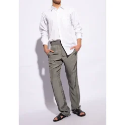 Heren Dolce & Gabbana Logo Kalfsleren Slippers